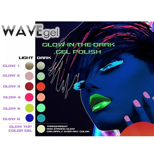 1-Wave 'Glow in the Dark' Gel Top - .5 oz